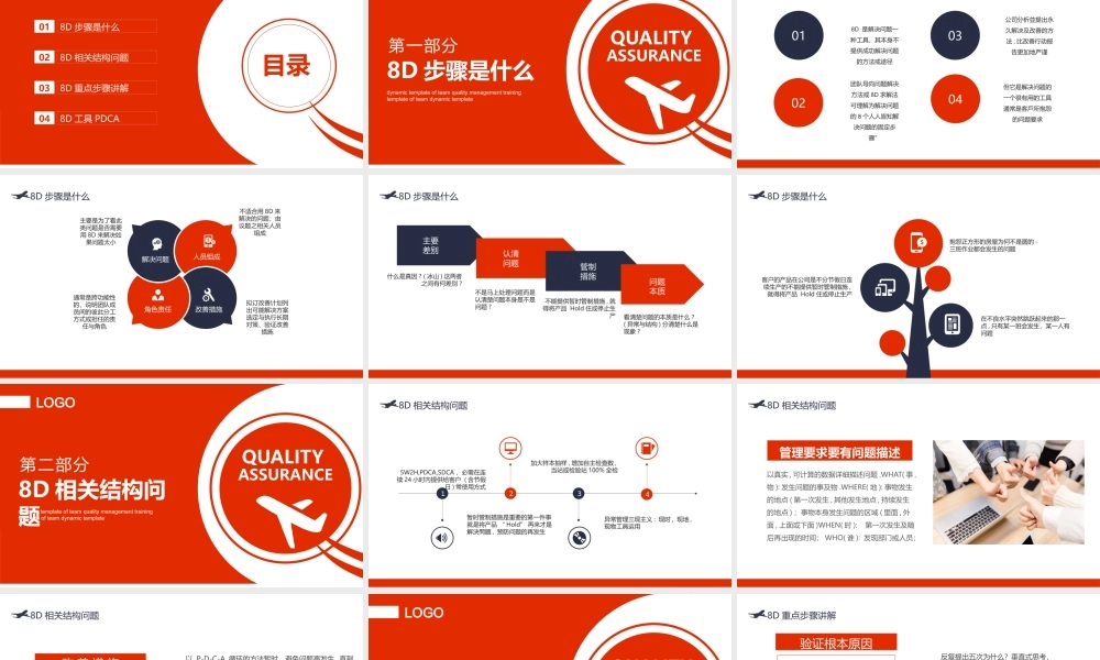 公司8D质量管理培训P课件PPT模板（含具体内容）.pptx