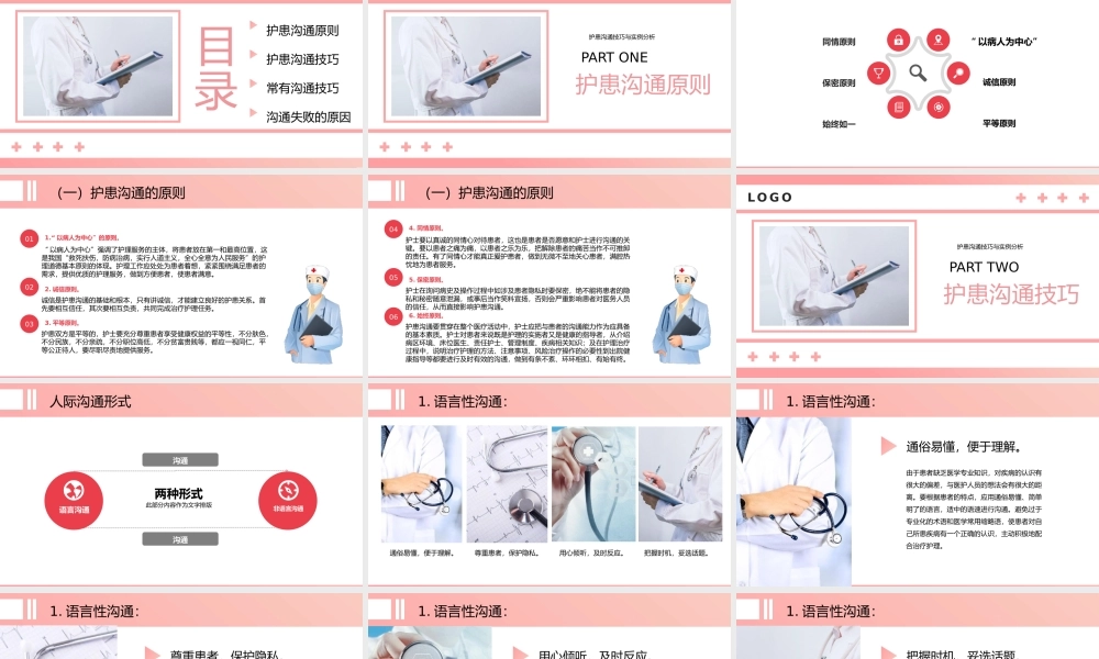 护患沟通技巧实例案例分析PPT模板（含参考内容）.pptx