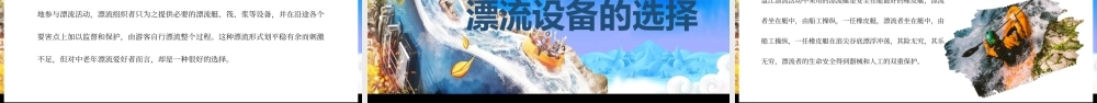 漂流基本常识及安全注意事项PPT模板（含参考内容）.pptx