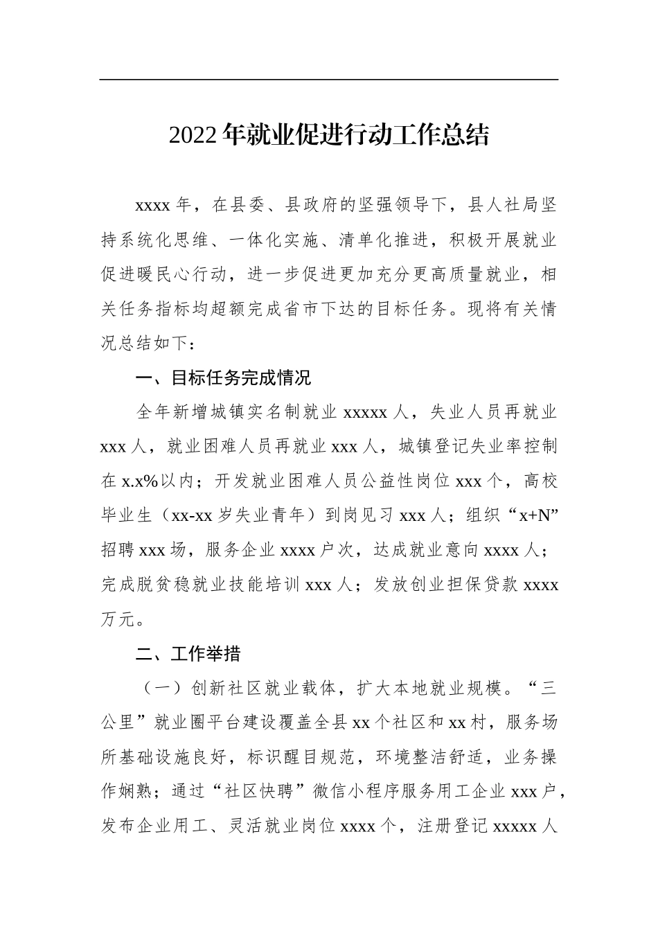 2022年就业失业工作总结汇编（5篇）.docx_第2页