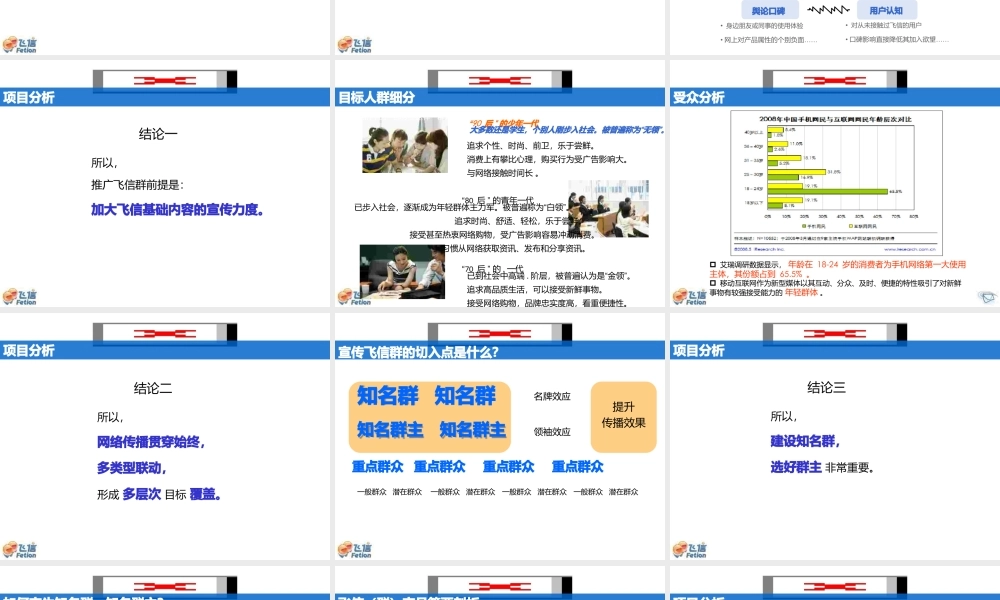 “我的飞信_我的群”中国移动飞信群公关传播方案.pptx