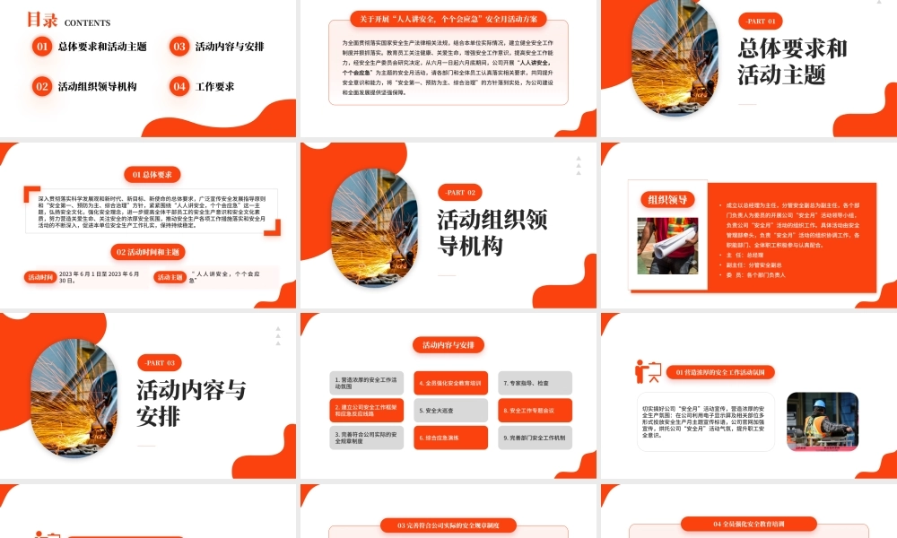 橙色简约风2023安全生产月.pptx