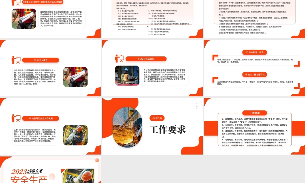 橙色简约风2023安全生产月.pptx