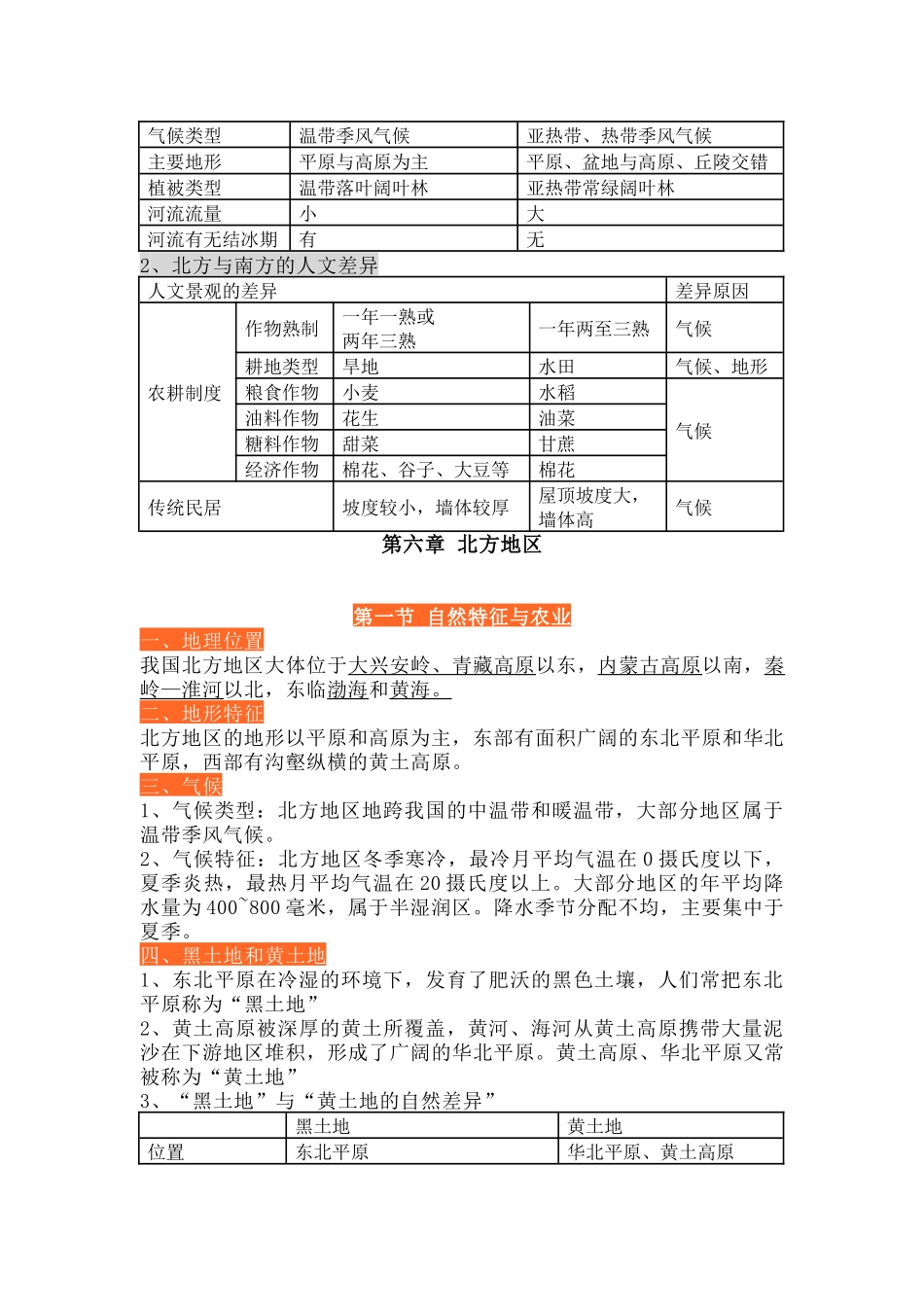 最新版人教版八年级下册地理全册知识点.docx_第2页