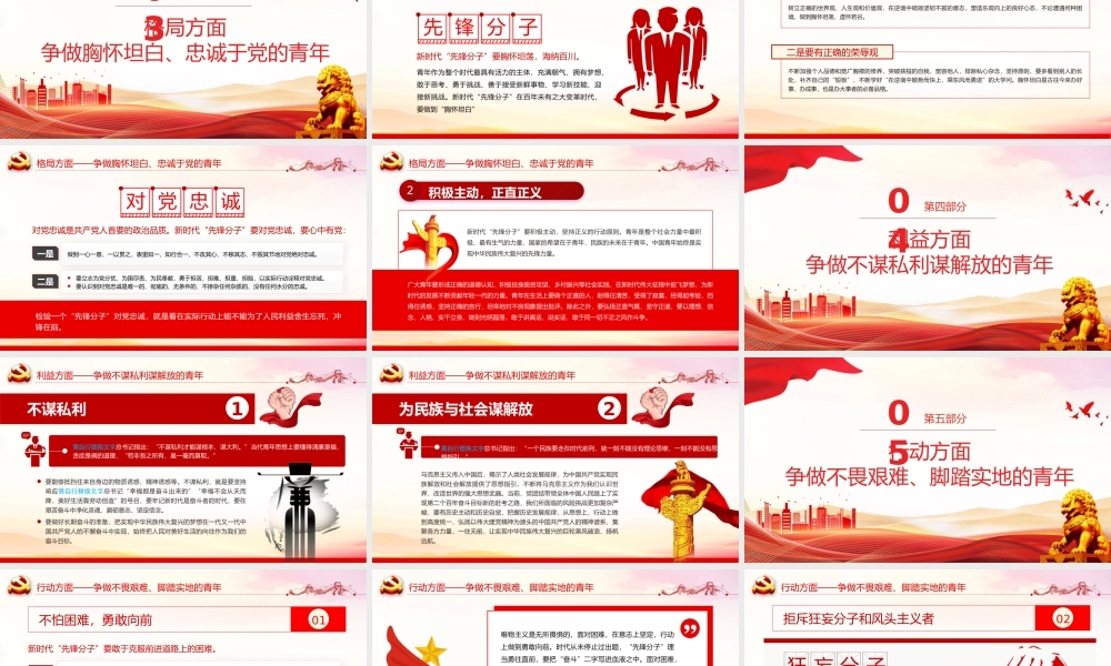 广大青年要在奋进新征程中争当先锋PPT.pptx