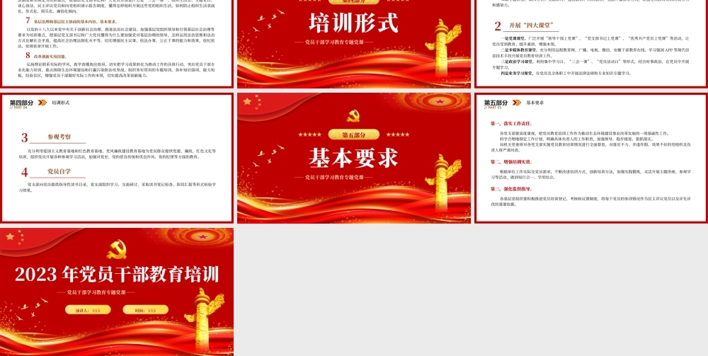 2023党员干部教育培训PPT（20230406）.pptx