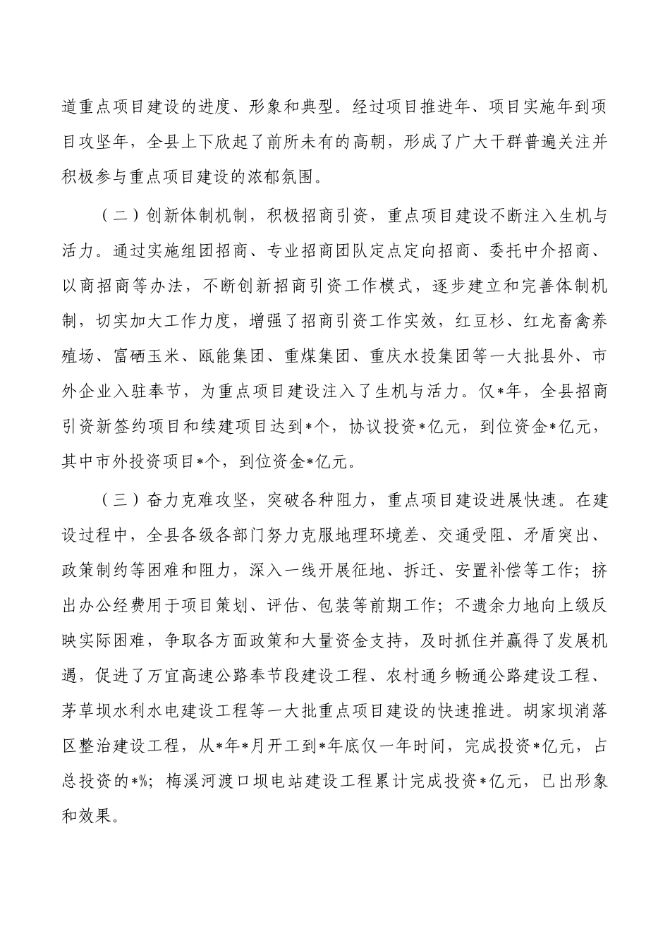 2023重点项目建设调研报告.docx_第2页