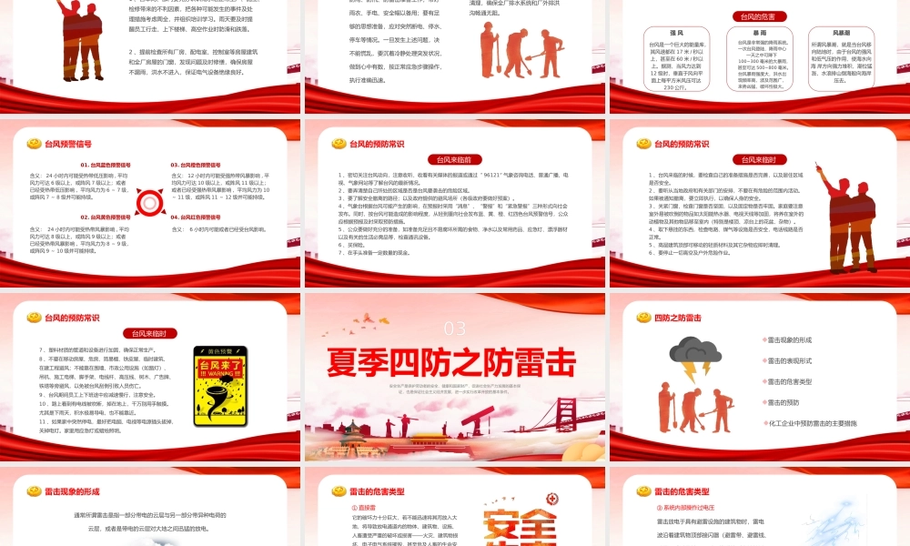 2023夏季安全生产PPT模板（含具体内容）.pptx