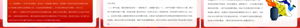 红色卡通风煤气安全常识科普PPT模板.pptx