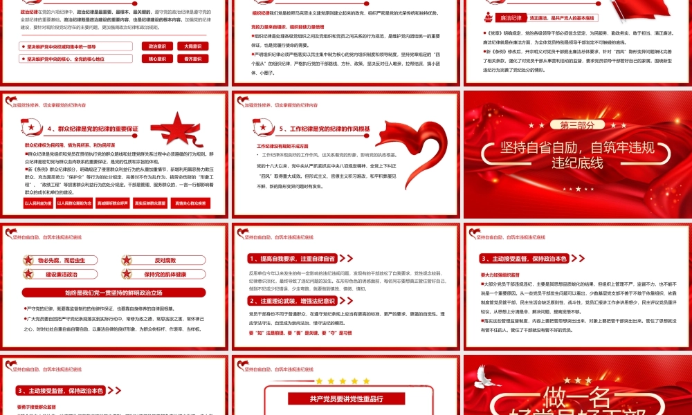 做一名好党员好干部PPT模板.pptx