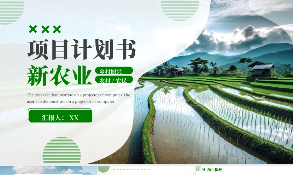 绿色农业项目计划书.pptx