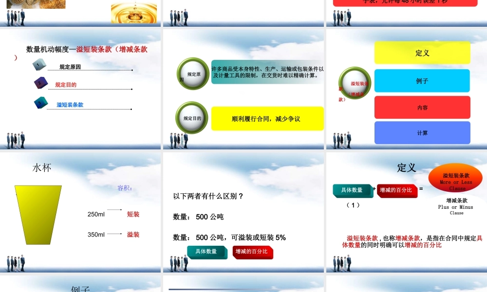 合同中的数量条款.ppt