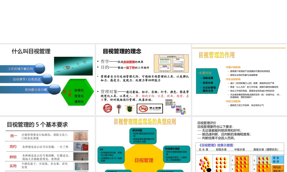 生产现场的目视化管理及现场改善.ppt