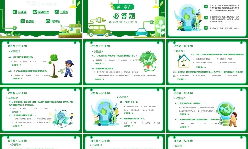 2023节能减排大赛节能宣传周课件PPT模板.pptx