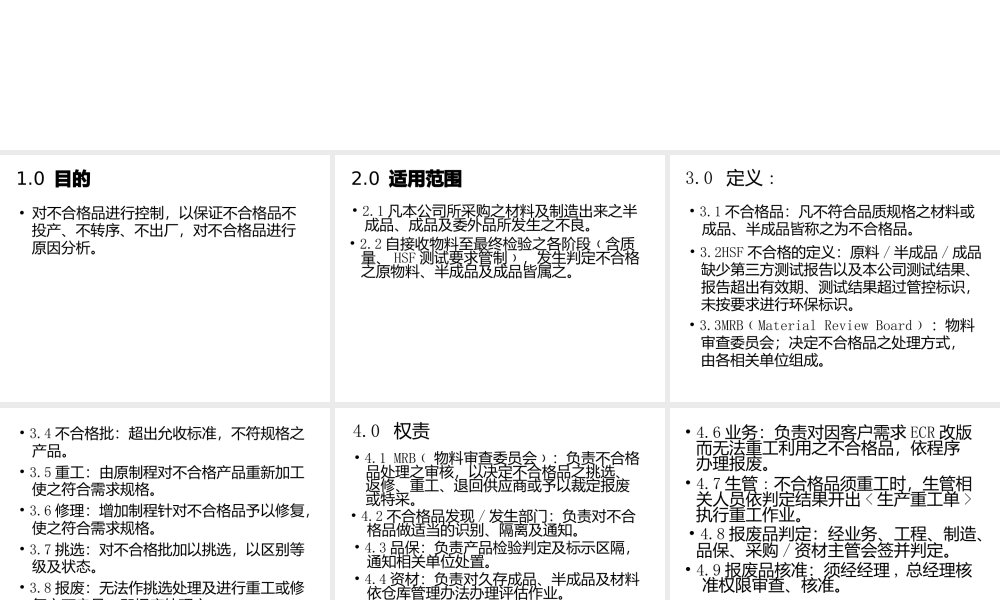 不合格品(HSF)处理流程图.pptx