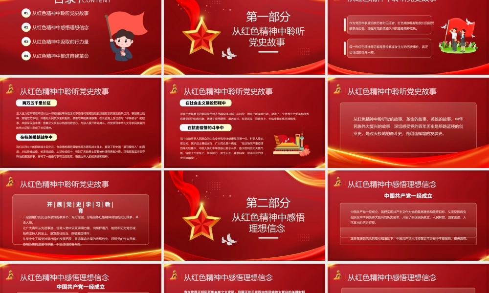 红色党政风赓续传承红色精神.pptx