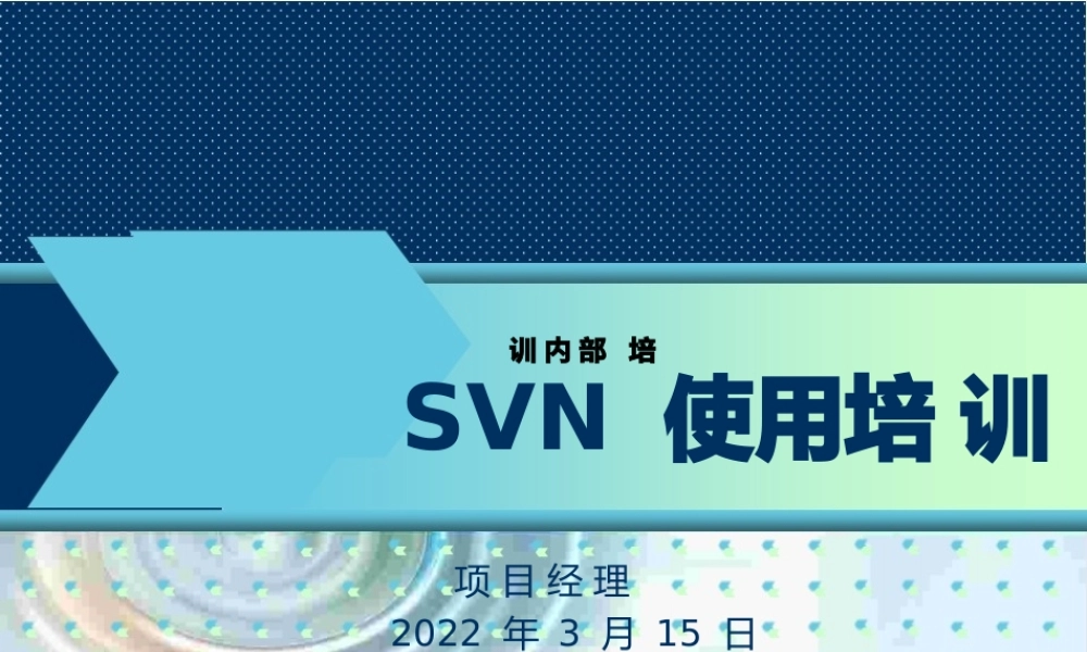 SVN公司内部培训.pptx