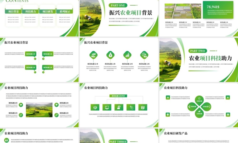 绿色全面乡村振兴战略商业计划书PPT.pptx
