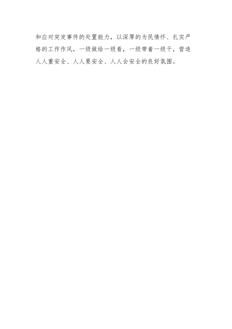 “走在前做表率”安全生产专题研讨材料.docx（3页）_第3页