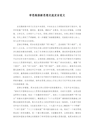 2023年学思践悟新思想交流发言范文.docx