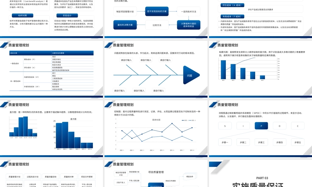 蓝色简约商务风项目质量管理PPT模板.pptx