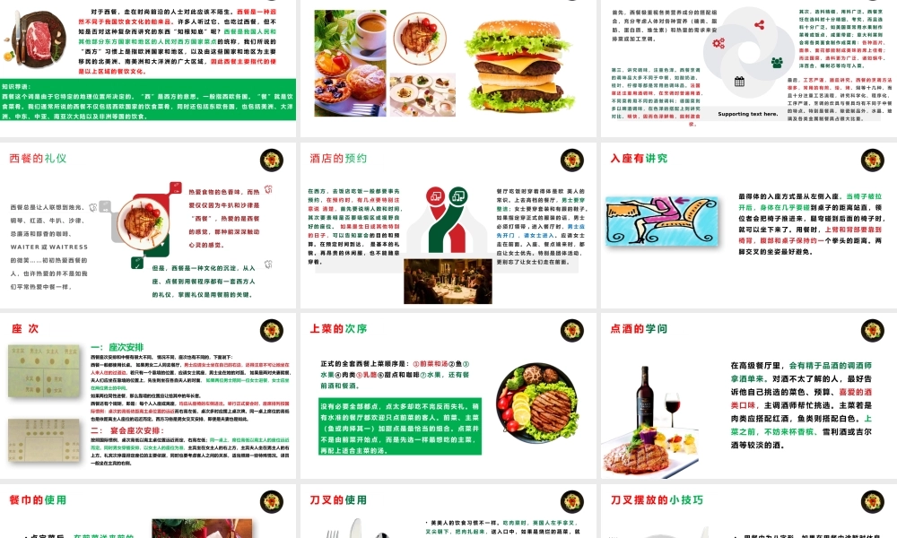 西餐文化与礼仪培训.pptx
