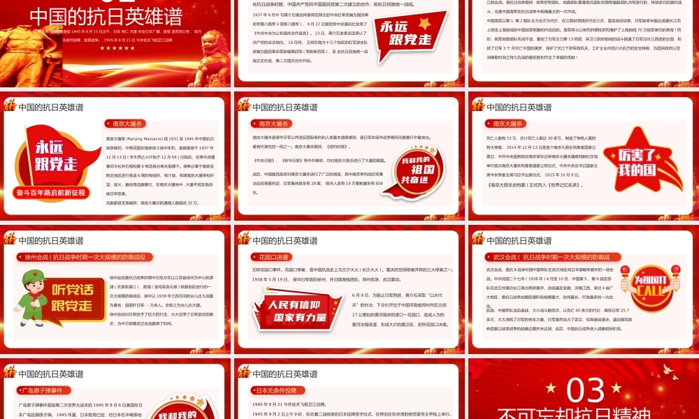 日本无条件投降PPT模板.pptx