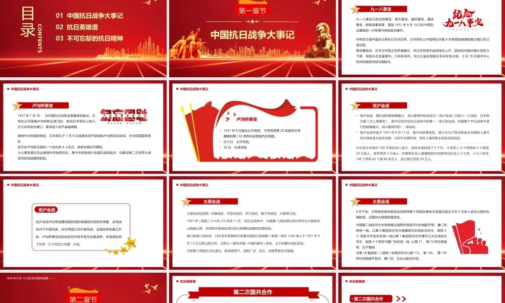 红色党政风日本无条件投降.pptx