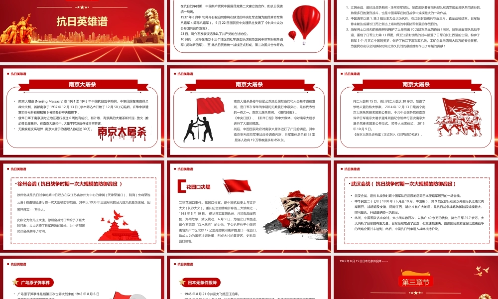 红色党政风日本无条件投降.pptx