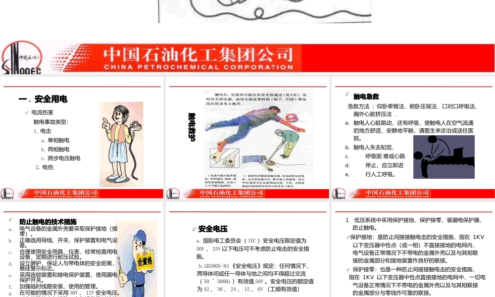 化工集团电气安全管理培训.pptx