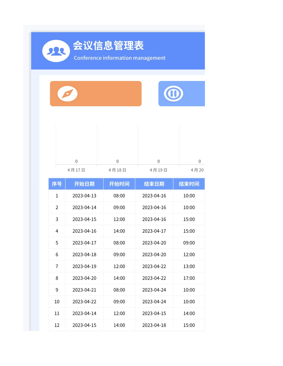 会议信息管理表.xlsx_第1页