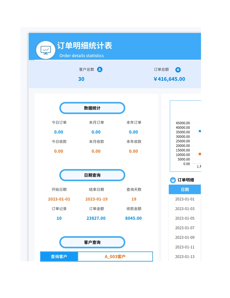 订单收款明细统计表.xlsx_第1页
