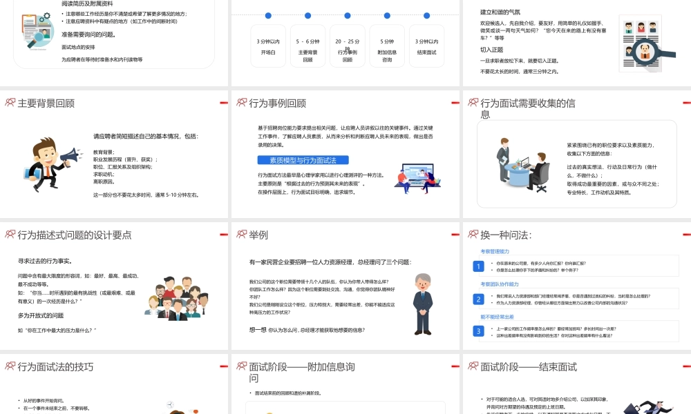 2023招聘面试技巧培训PPT招聘面试的原则与标准PPT课件（带内容）.pptx