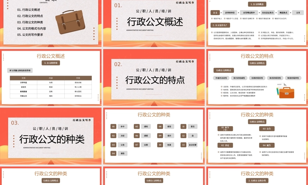 公职人员培训PPT行政公文写作培训PPT课件（带内容）.pptx
