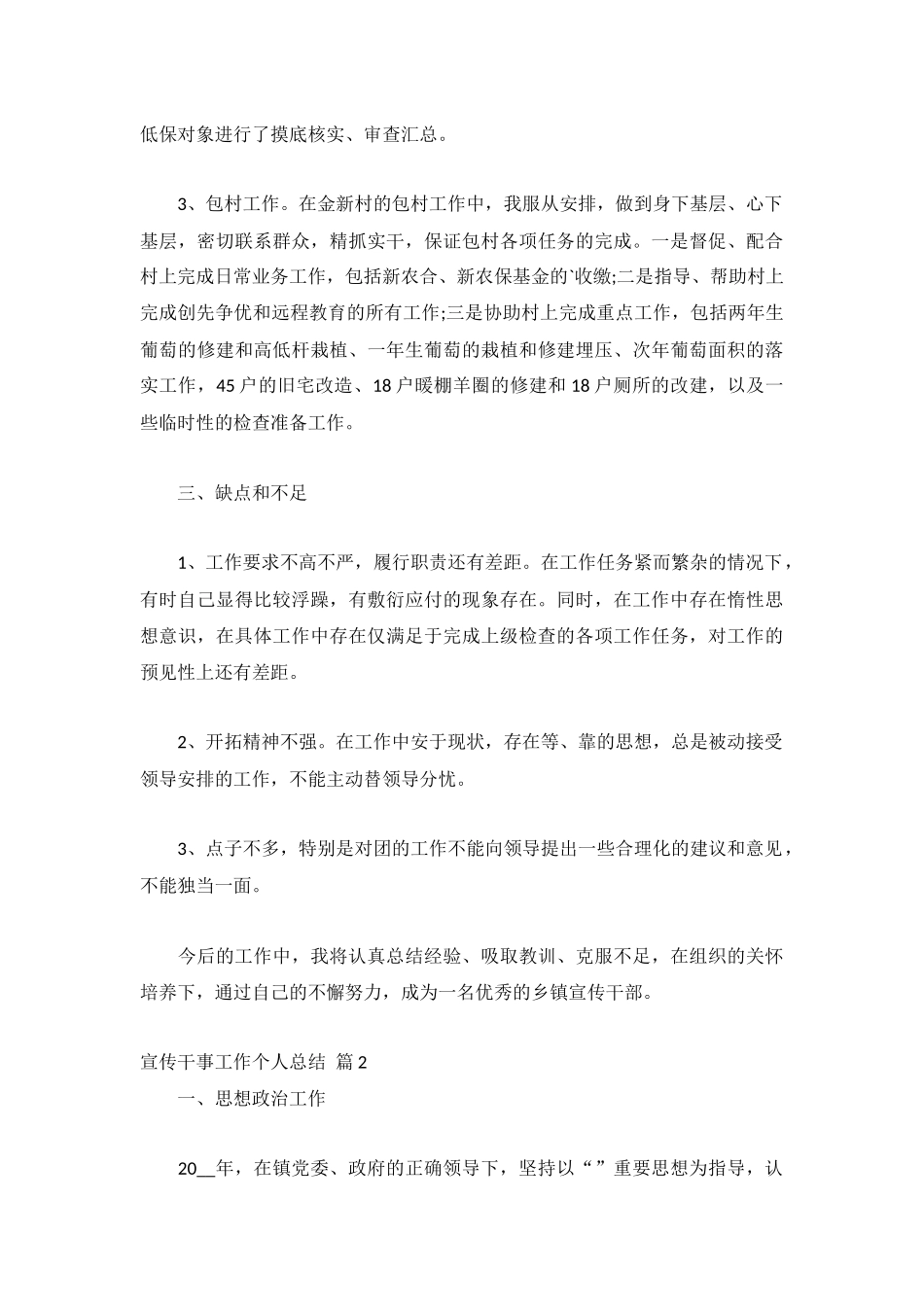 宣传干事工作个人总结7篇.docx_第2页