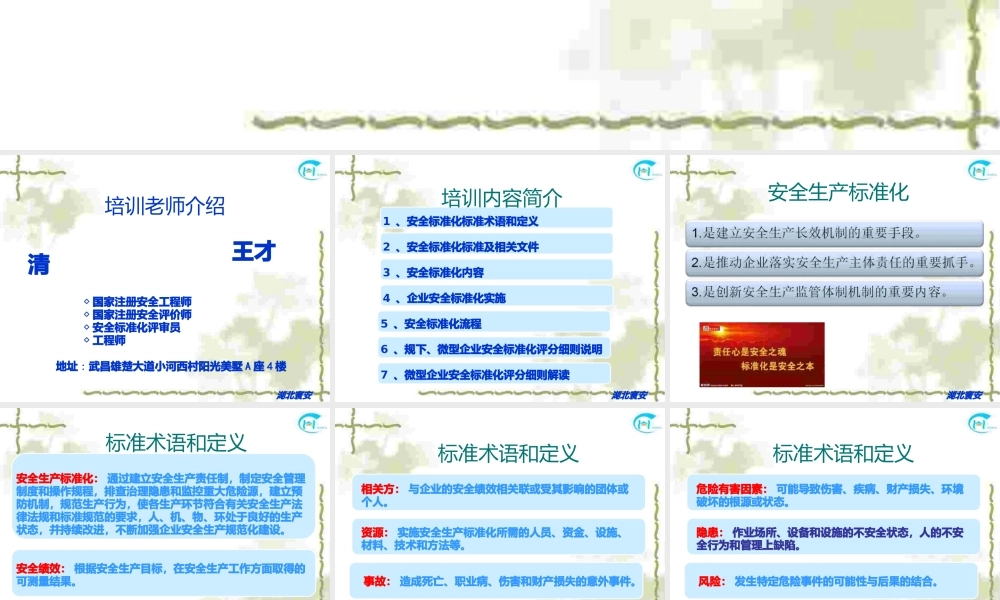 安全科技公司规下与微型企业安全标准化培训.pptx