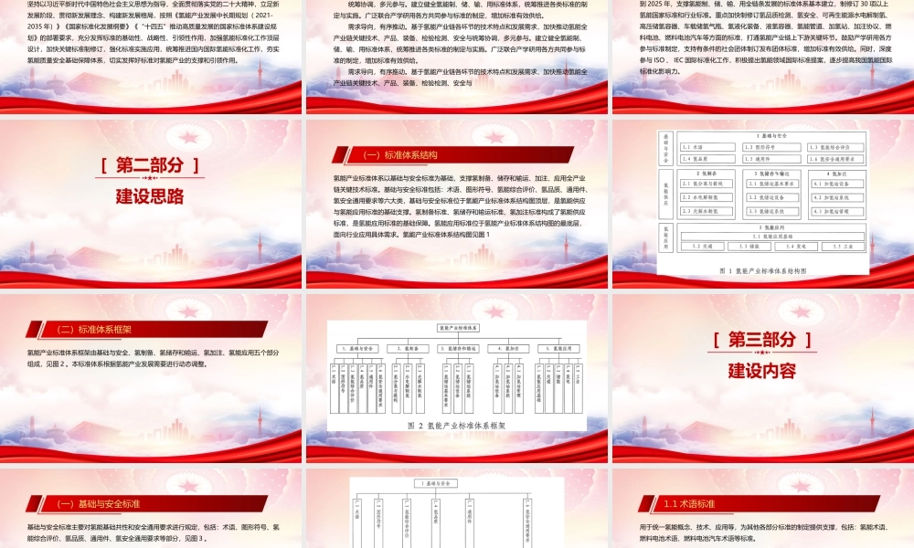 学习《氢能产业标准体系建设指南（2023版）》重点内容PPT发挥标准对氢能产业发展的支撑和引领作用PPT课件（带内容）.pptx