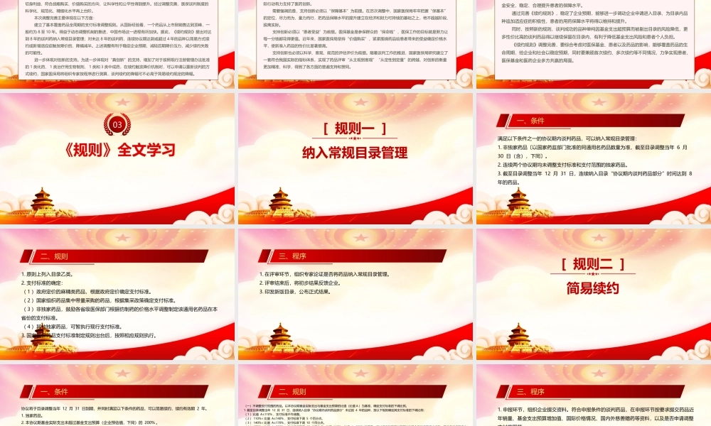 2023《谈判药品续约规则》重点要点内容学习PPT课件（带内容）.pptx