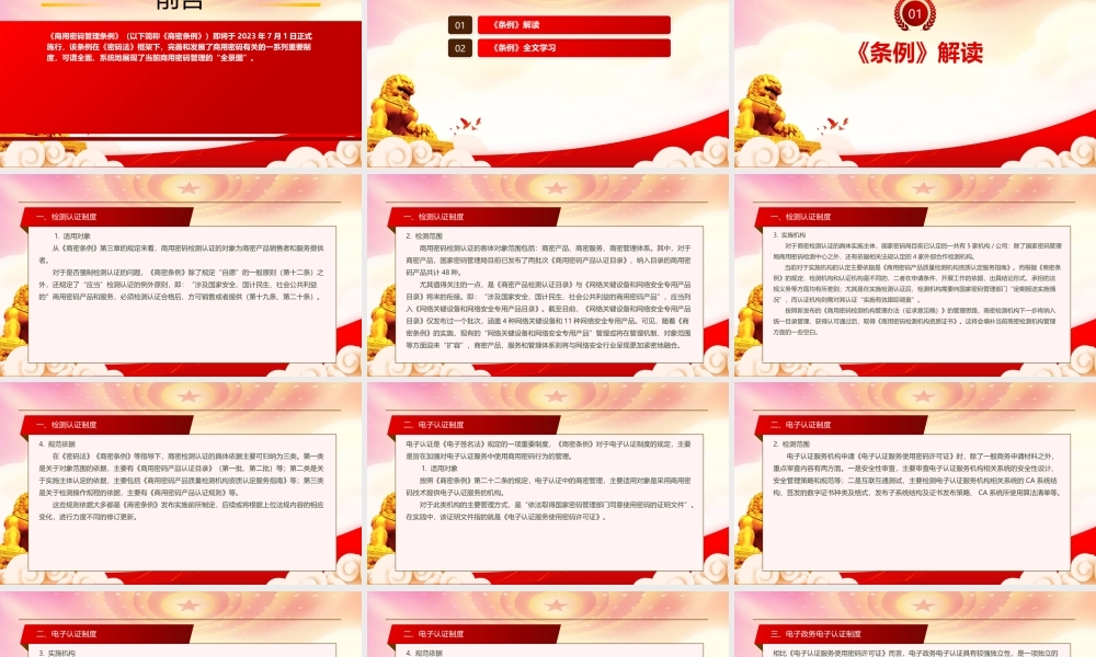 2023《商用密码管理条例》重点要点内容学习PPT课件（带内容）.pptx