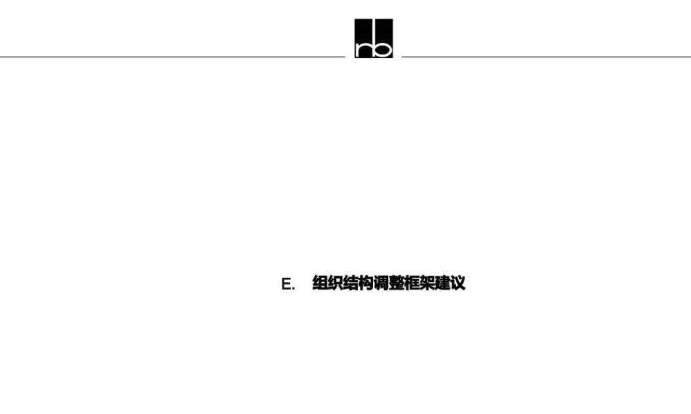 矿业公司组织结构调整框架建议报告.pptx