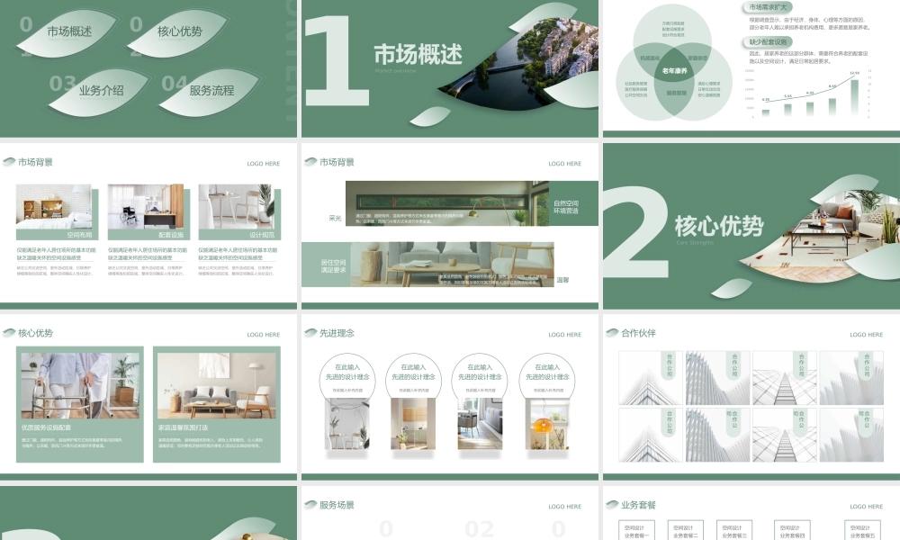 康养设计企业宣传简约风ppt模板.pptx