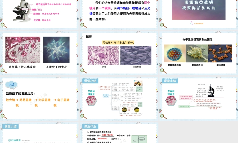 教科版六年级上册科学第1单元第2课 怎样放得更大 课件（ppt教学）.pptx