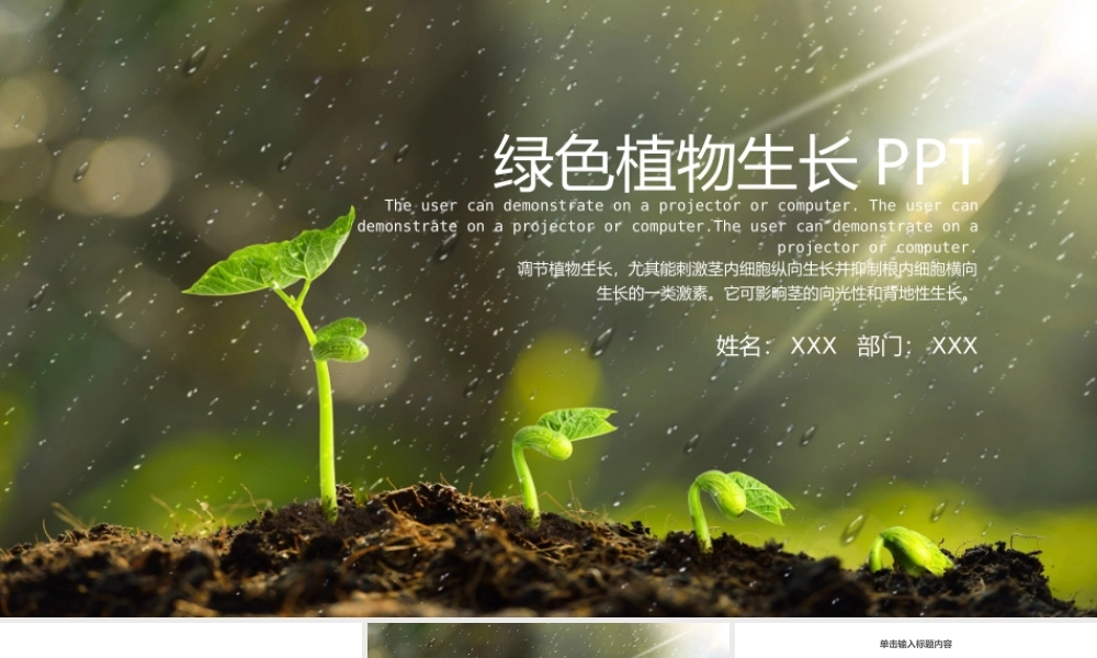 绿色植物生长模板.pptx