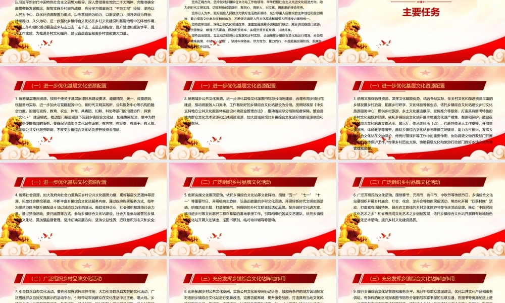 学习2023《关于持之以恒推动乡镇综合文化站创新发展的实施方案》重点要点内容PPT课件（带内容）.pptx