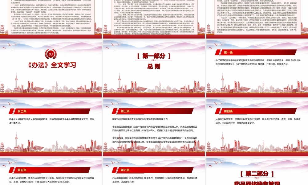 学习2022《药品网络销售监督管理办法》重点内容PPT课件（带内容）.ppt