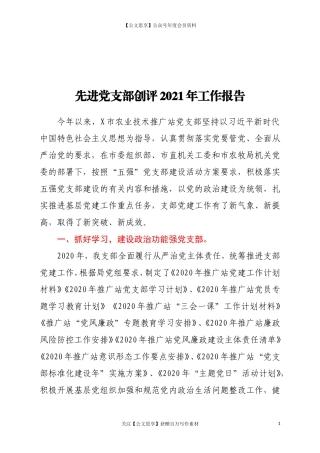 20255先进党支部创评2021年工作报告.doc