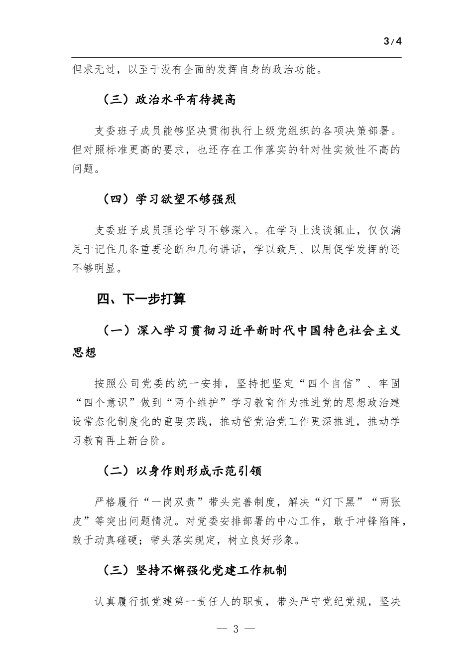 公司党支部书记抓党建工作述职报告.docx_第3页