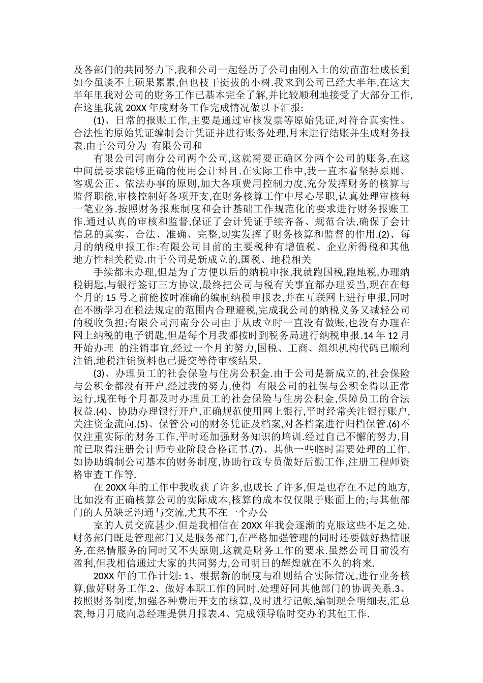 园林财务出纳年终总结范文三篇.docx_第3页