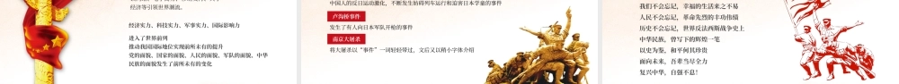 红色纪念抗战胜利77周年PPT模板.pptx