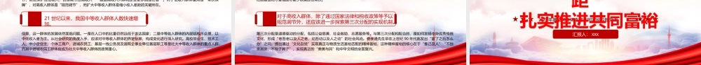 共同富裕是中国式现代化的重要特征PPT着力缩小“三大差距”扎实推进共同富裕PPT课件（带内容）.pptx